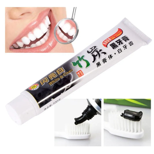 New Arrive Bamboo Charcoal Toothpaste Whitening Black Toothpaste Charcoal Toothpaste Oral Hygiene Toothpaste